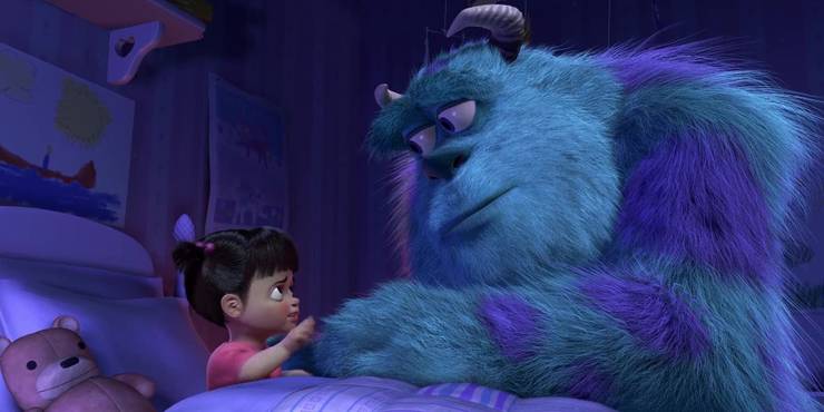 This movie proves that one final word in a film can make you cry. The last shot of Monsters, Inc. movie always makes me move.