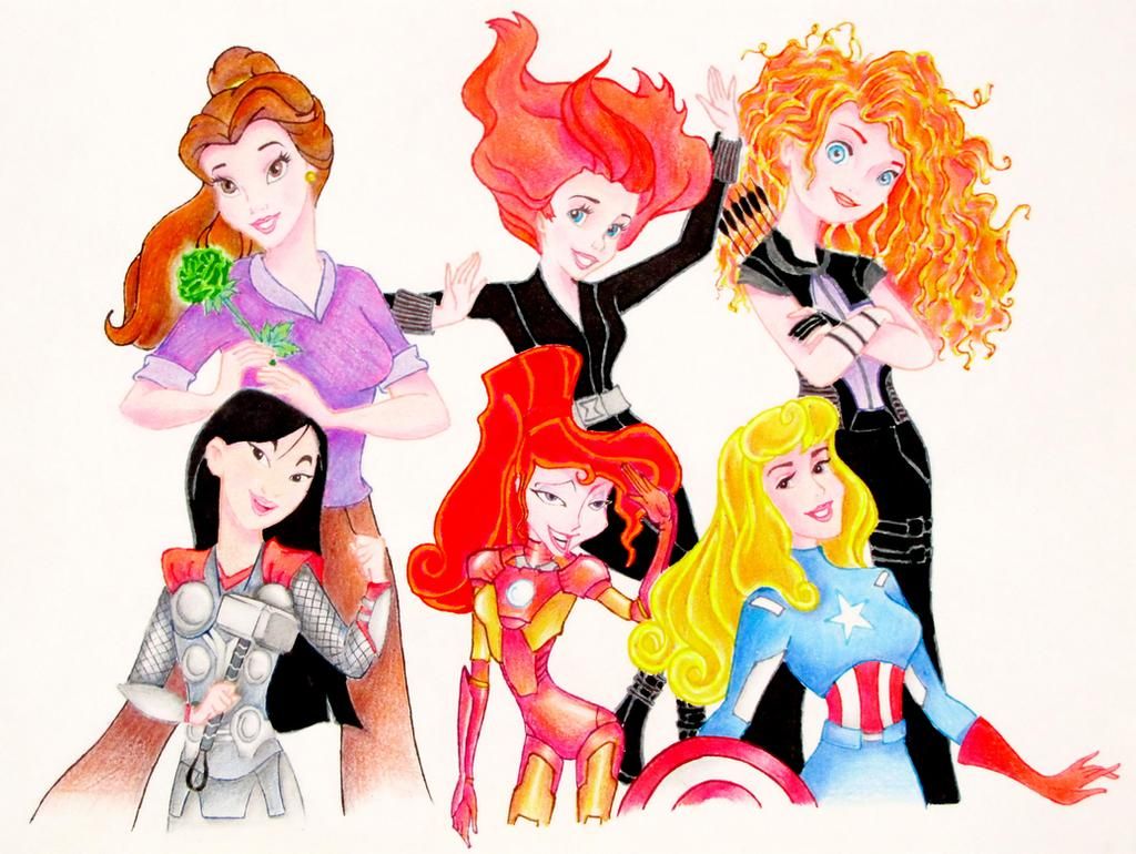 10 Disney Princesses Reimagined As Superheroes