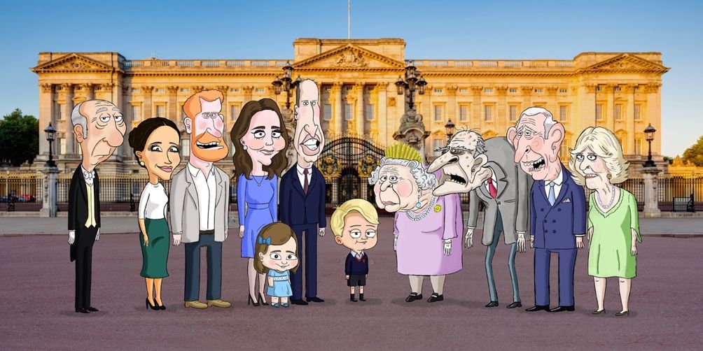 Prince Harry, Meghan Markle & Royal Family Animated Series ...