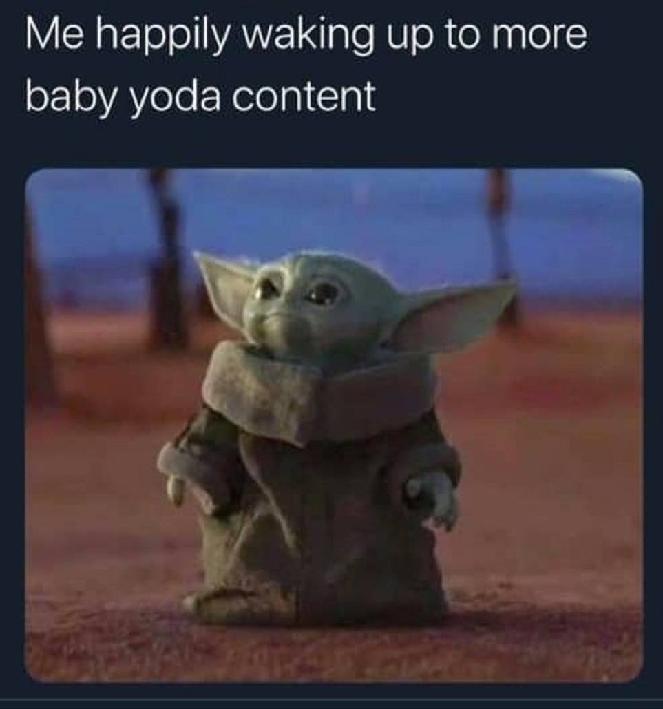 15 Funniest Baby Yoda Looking Up Memes Screenrant 15 Funniest Baby Yoda Looking Up Memes Screenrant