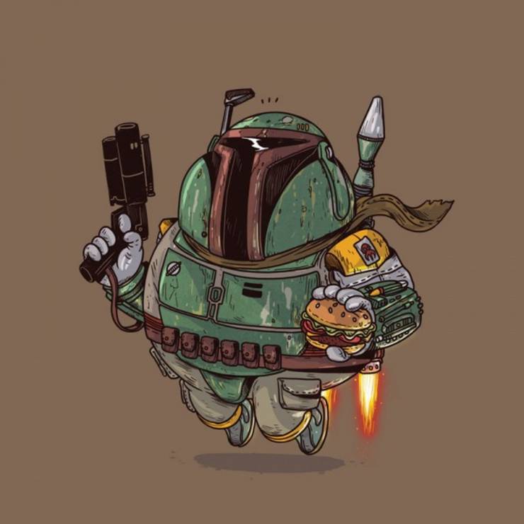 10 Fan Versions Of Chonky Star Wars Characters That Are Too Adorable