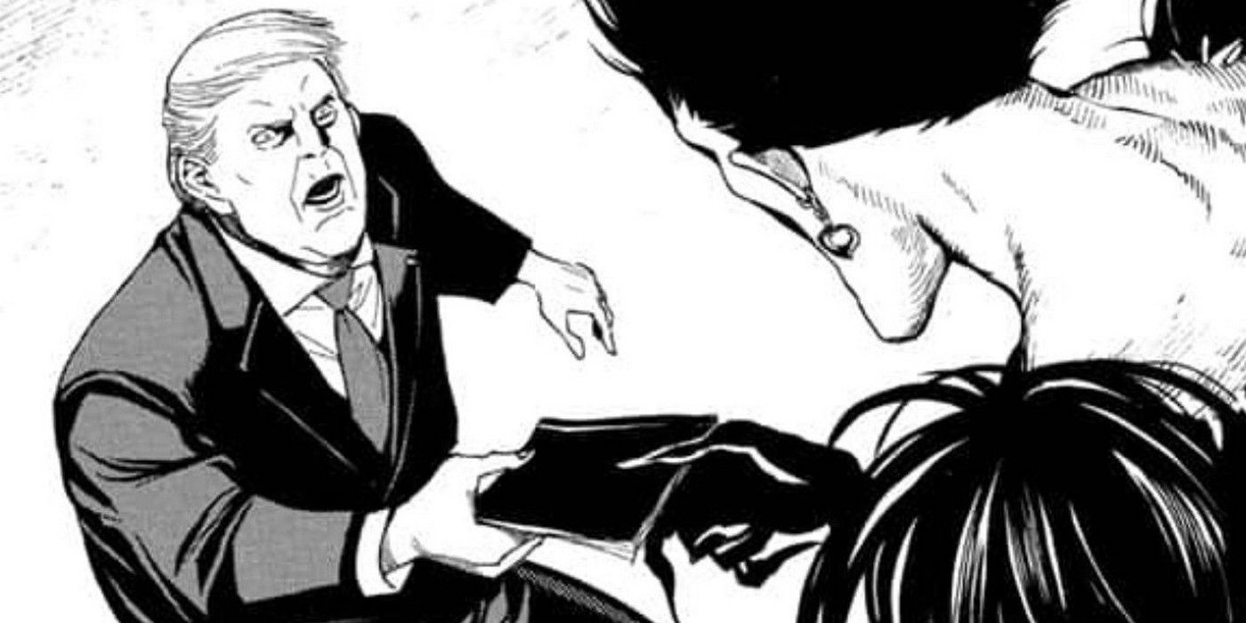 Trump and Ryuk in Death Note