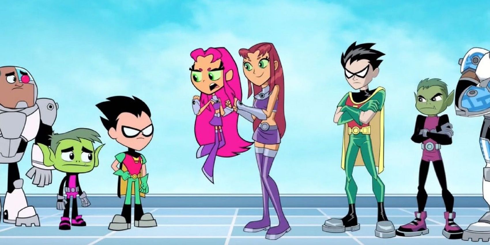 Vs. Teen Titans. 