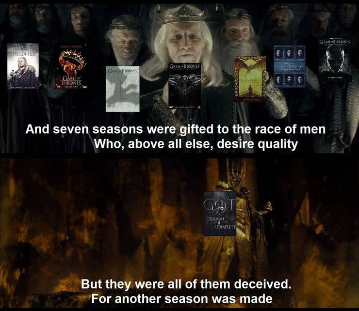 10 Game Of Thrones Vs Lord Of The Rings Memes That Are Too Hilarious