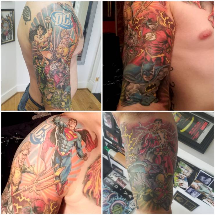 Justice League 10 Tattoos Only Devoted Fans Will Understand