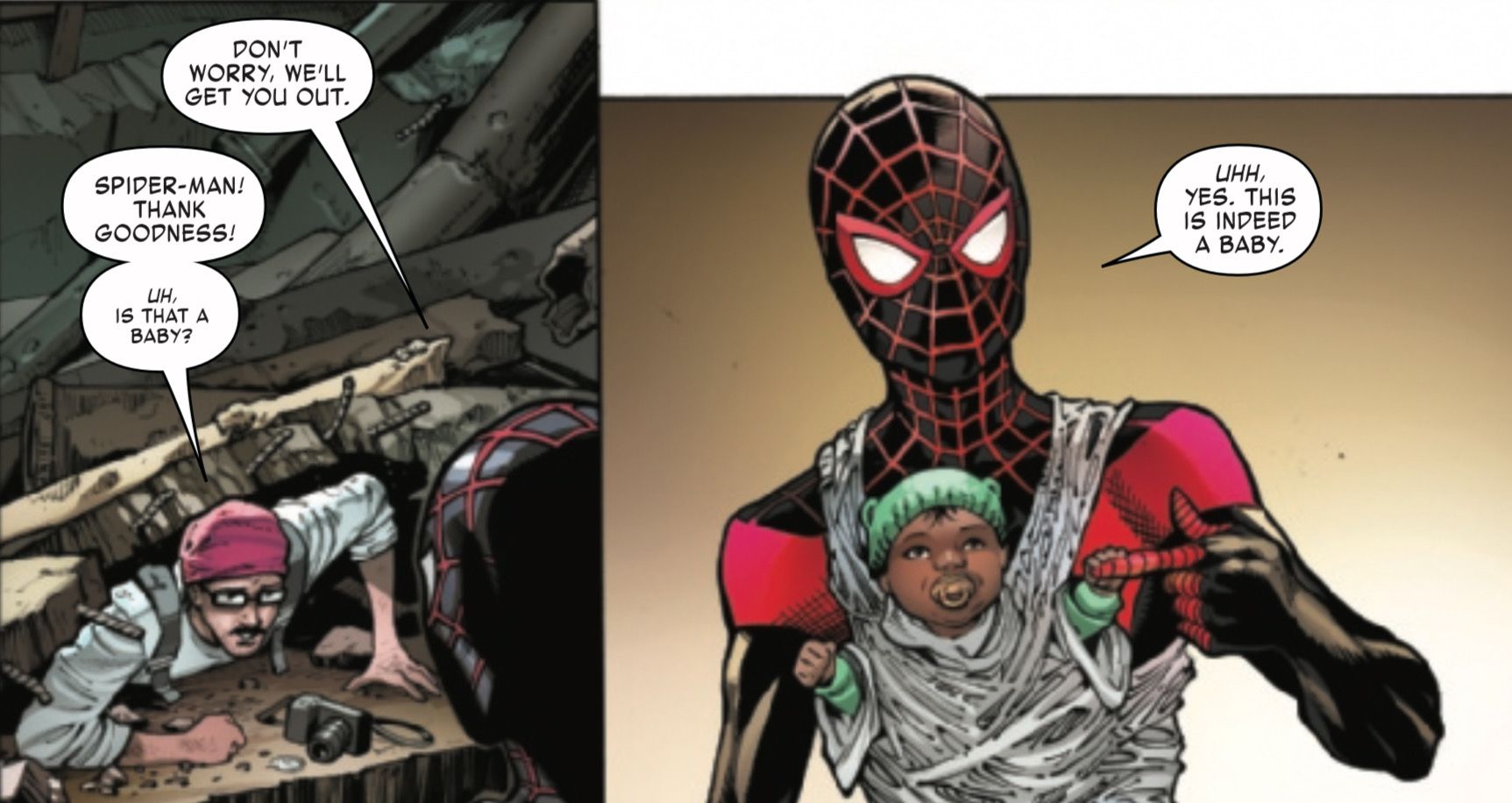 SpiderMans New Sidekick is a LITERAL Baby