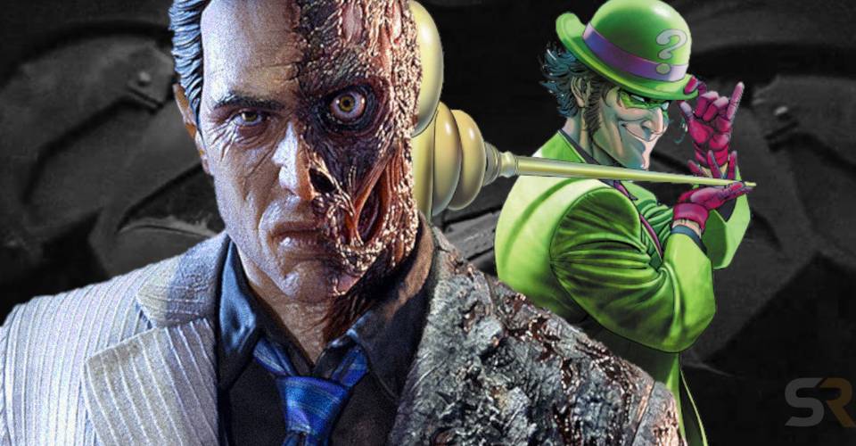photo Half Face Guy In Batman the batman theory the riddler kills