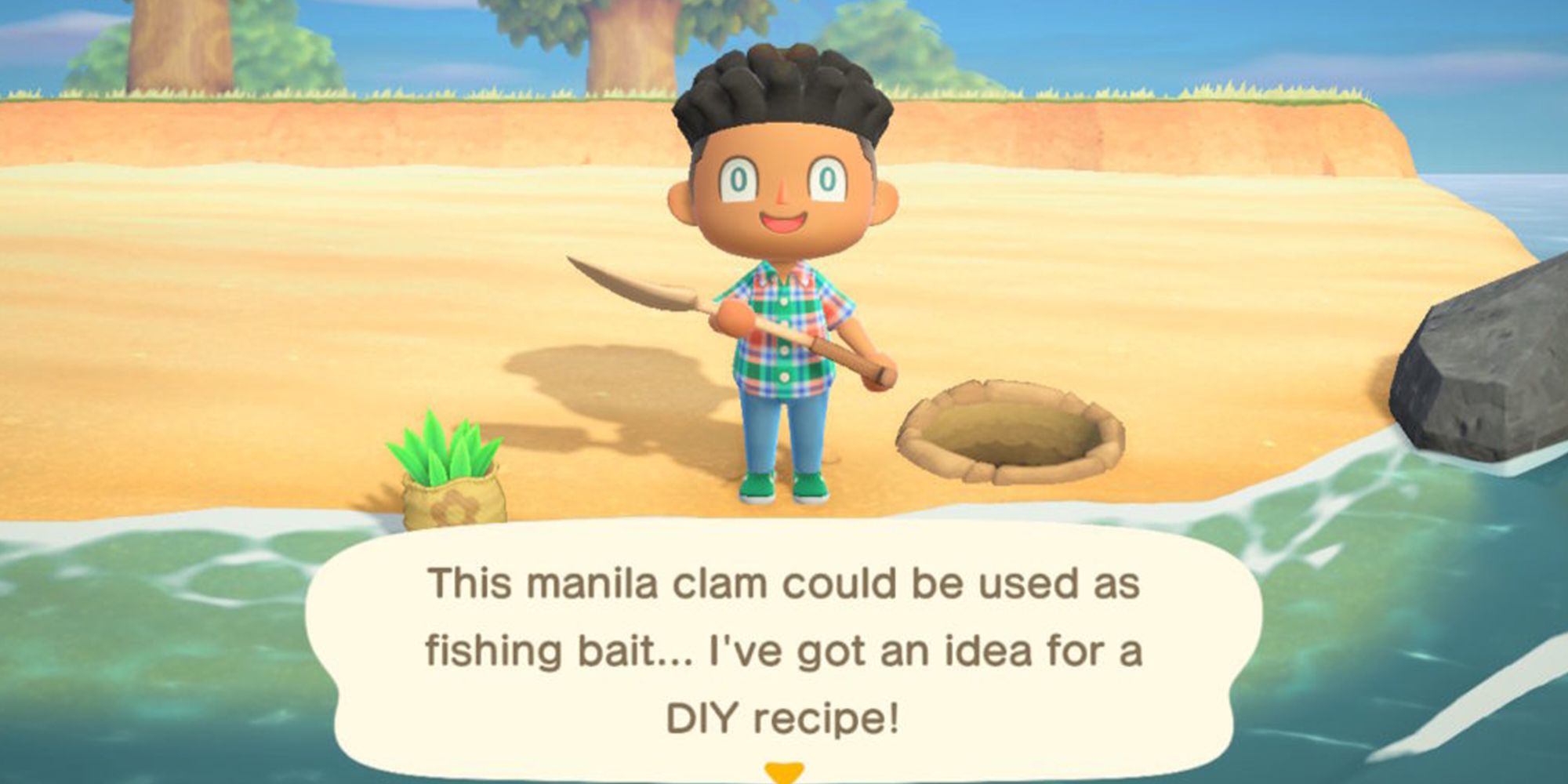 Animal Crossing New Horizons Where to Find Manila Clams (& Craft Fish Bait)