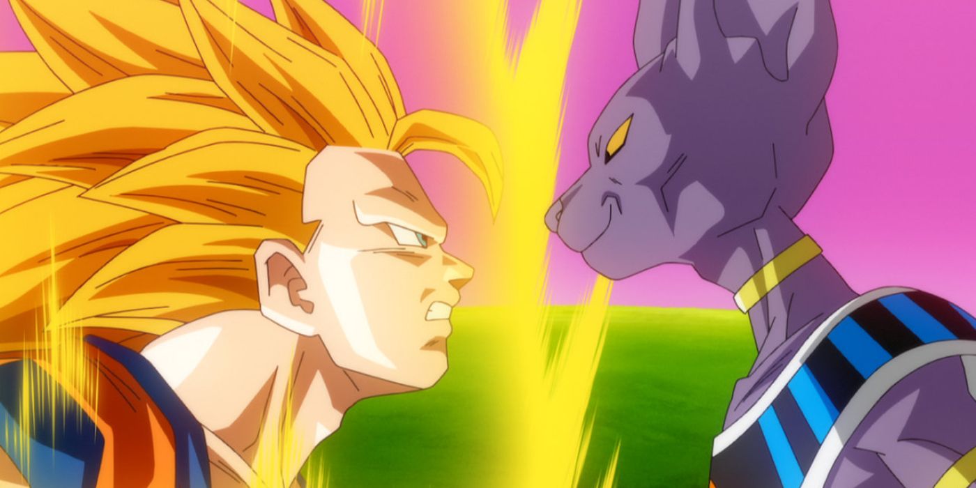 Battle Of Gods Super Saiyan 3 Goku Fights Beerus