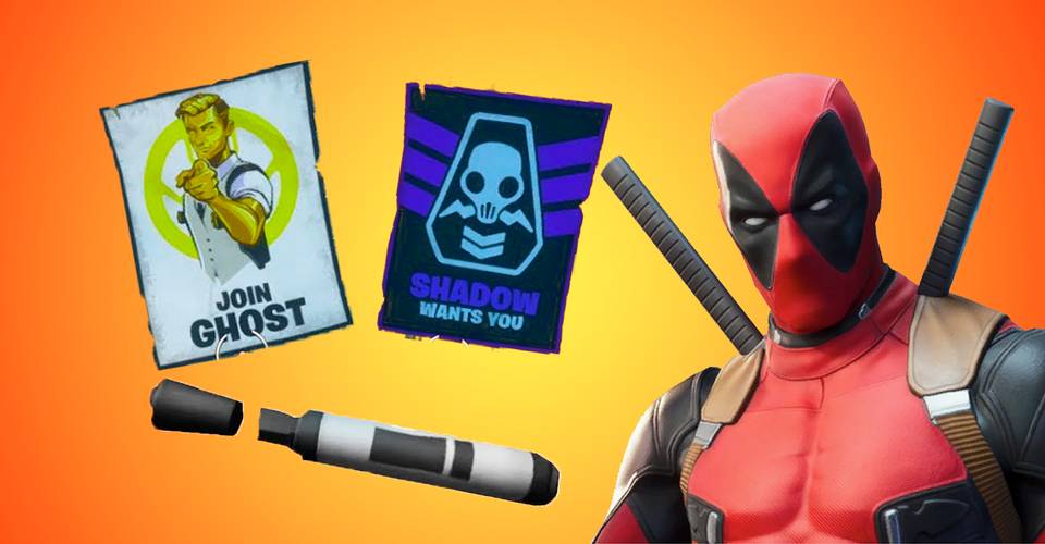 Fortnite Where To Deface Recruitment Posters Deadpool Week 6 Challenges