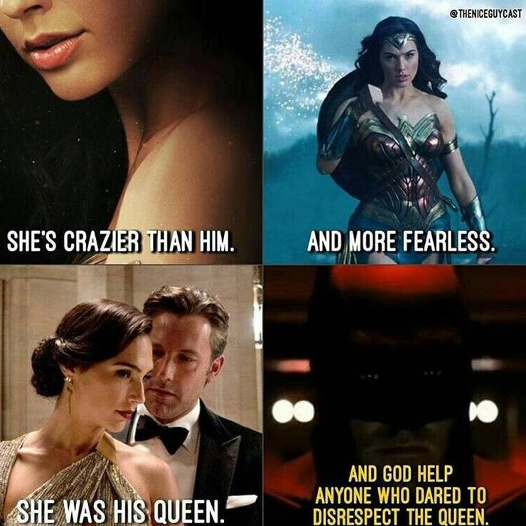 batman wonder woman queen meme