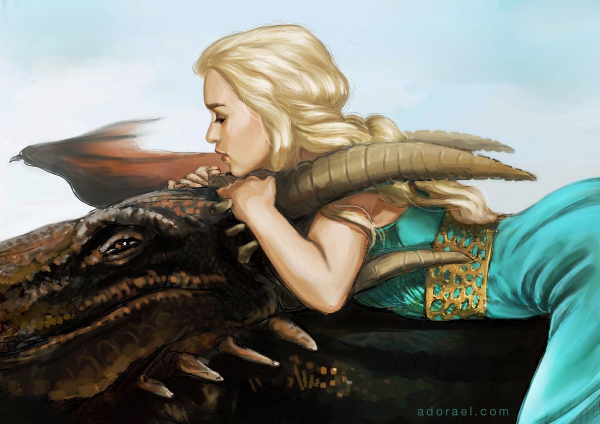 Fire & Blood 10 Stunning Works of Daenerys Fanart You Have To See