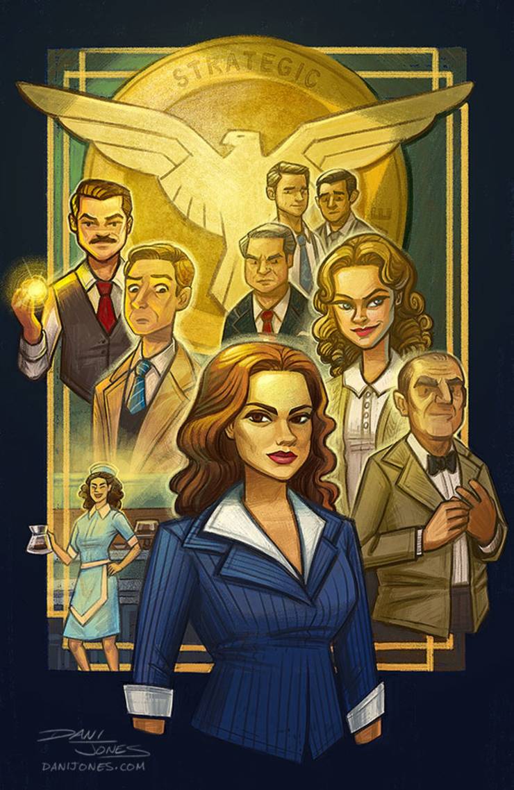 Marvel S Agent Carter 10 Amazing Pieces Of Fan Art That Peggy Would Approve Of