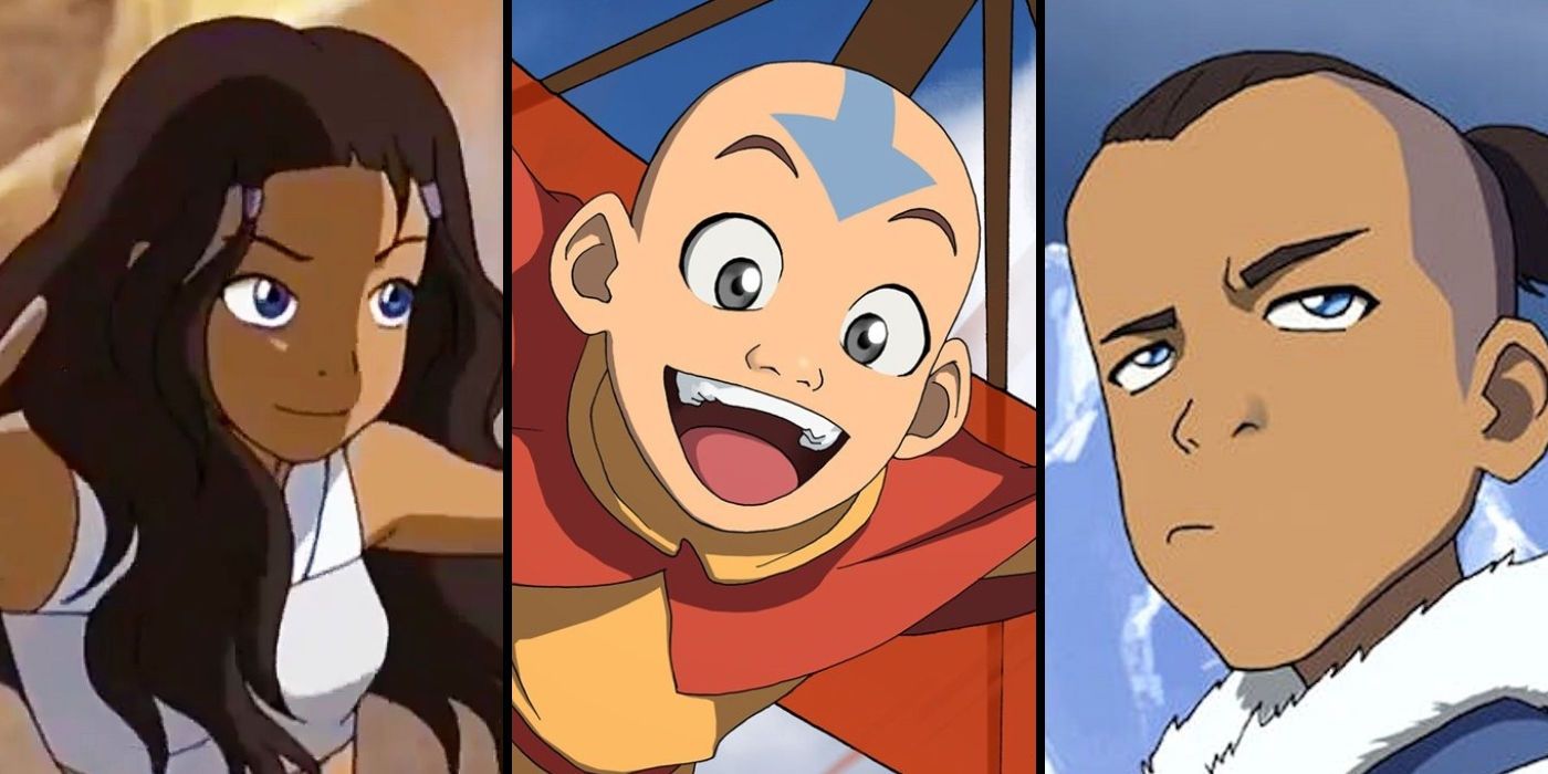 Avatar How Old Aang Katara & Sokka Are At The Start & End