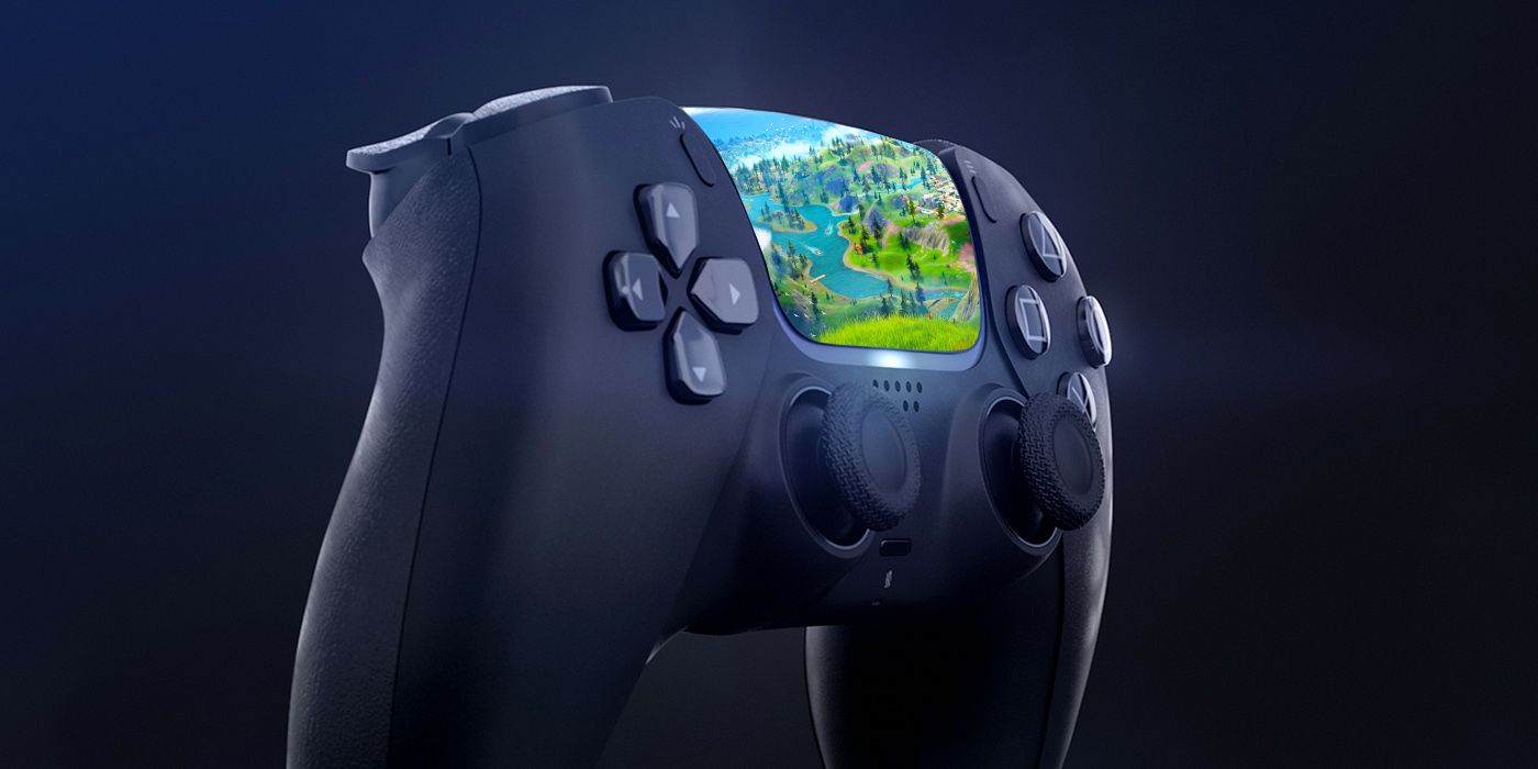 playstation 5 controller with screen