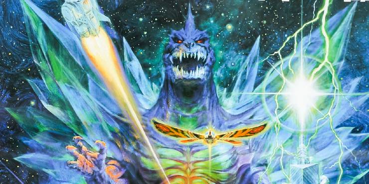 Godzilla's Most Threatening Villain Would Be The One Monster He Can't Beat! 5 Godzilla vs. SpaceGodzilla Mothra Poster
