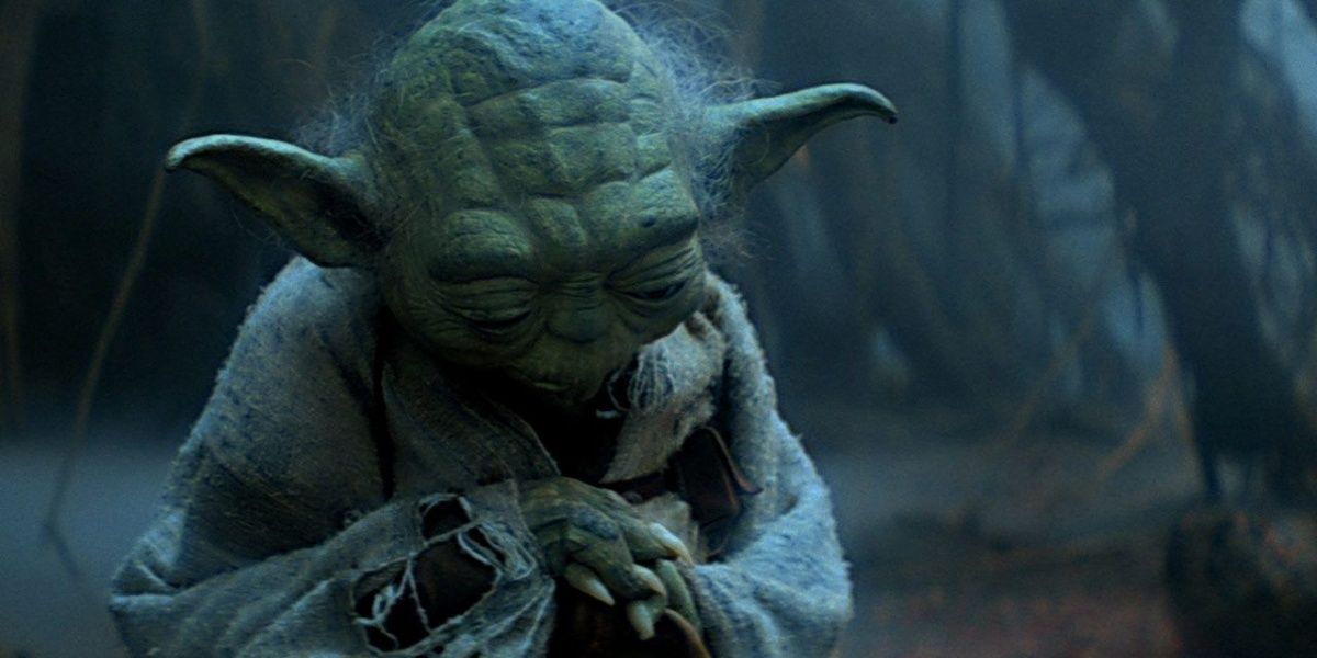 Grandmaster Yoda Teaching Luke Empire Strikes Back