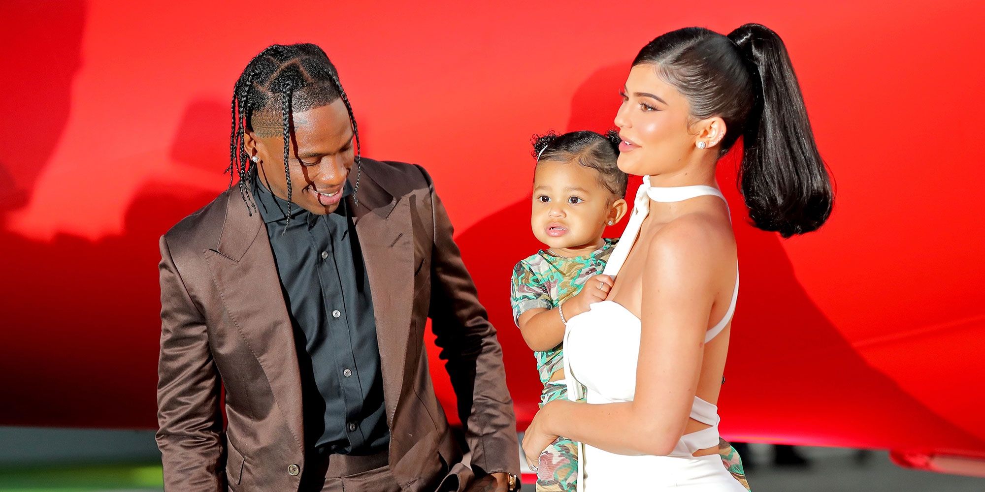 KUWTK Kylie Jenner & Stormi Support Travis Scott In Houston