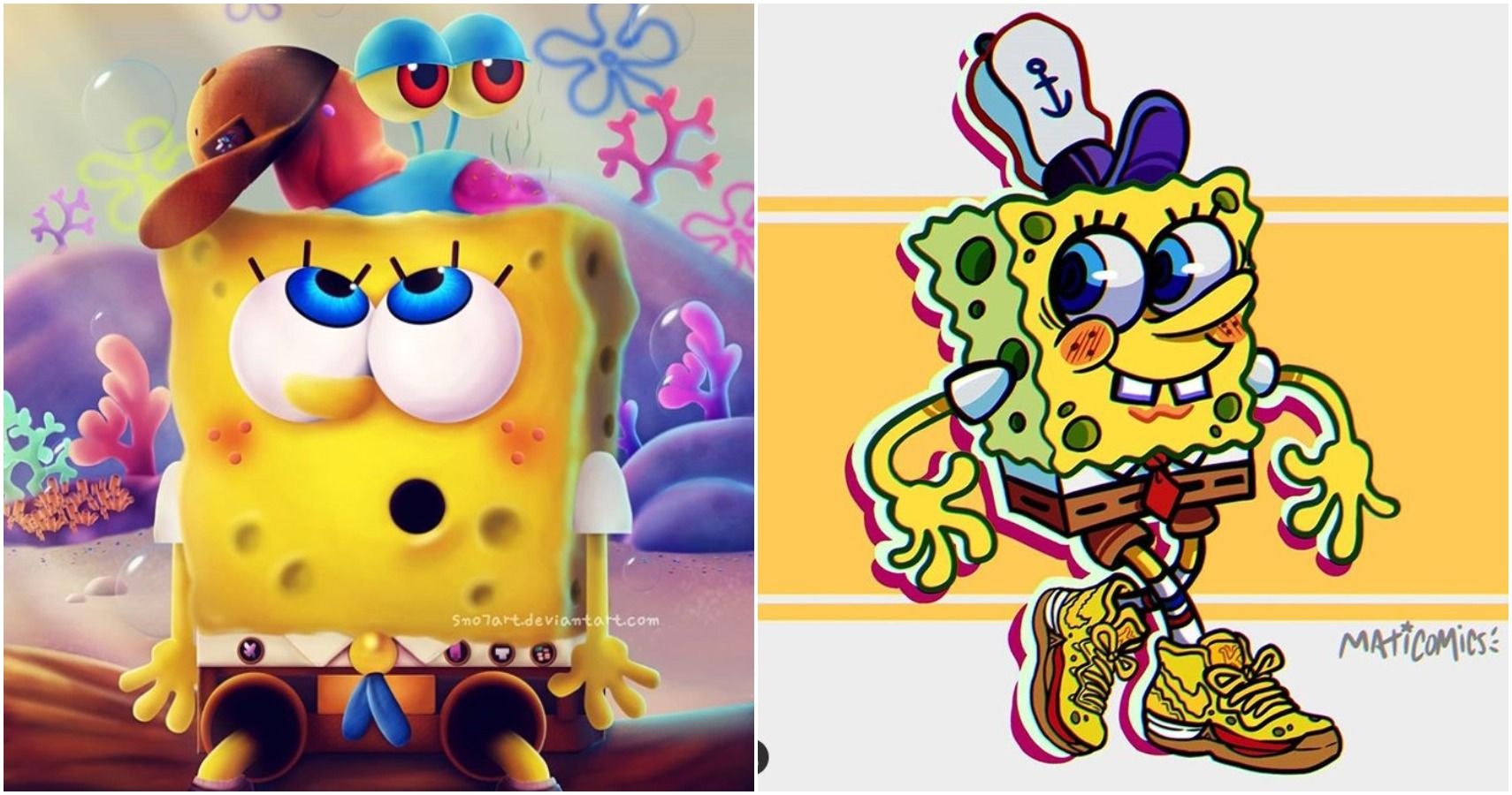 Spongebob Squarepants 10 Fan Art Pieces Of Spongebob That Are Awesome
