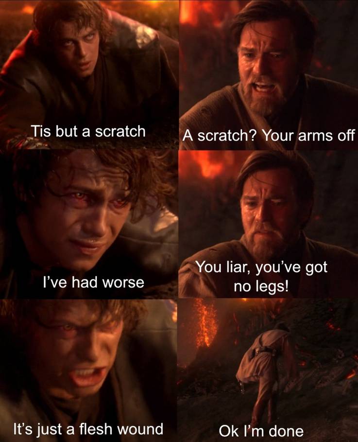 Star Wars 10 Revenge Of The Sith Memes That Are Too Hilarious For Words Star Wars 10 Revenge Of The Sith Memes That Are Too Hilarious For Words