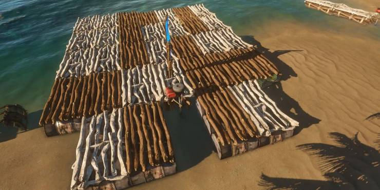 Stranded Deep How To Build A Raft Screen Rant