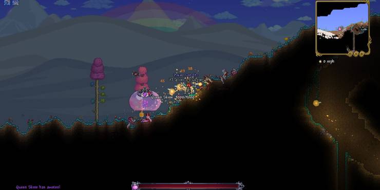 Terraria Journey S End Queen Slime Boss Guide Screen Rant