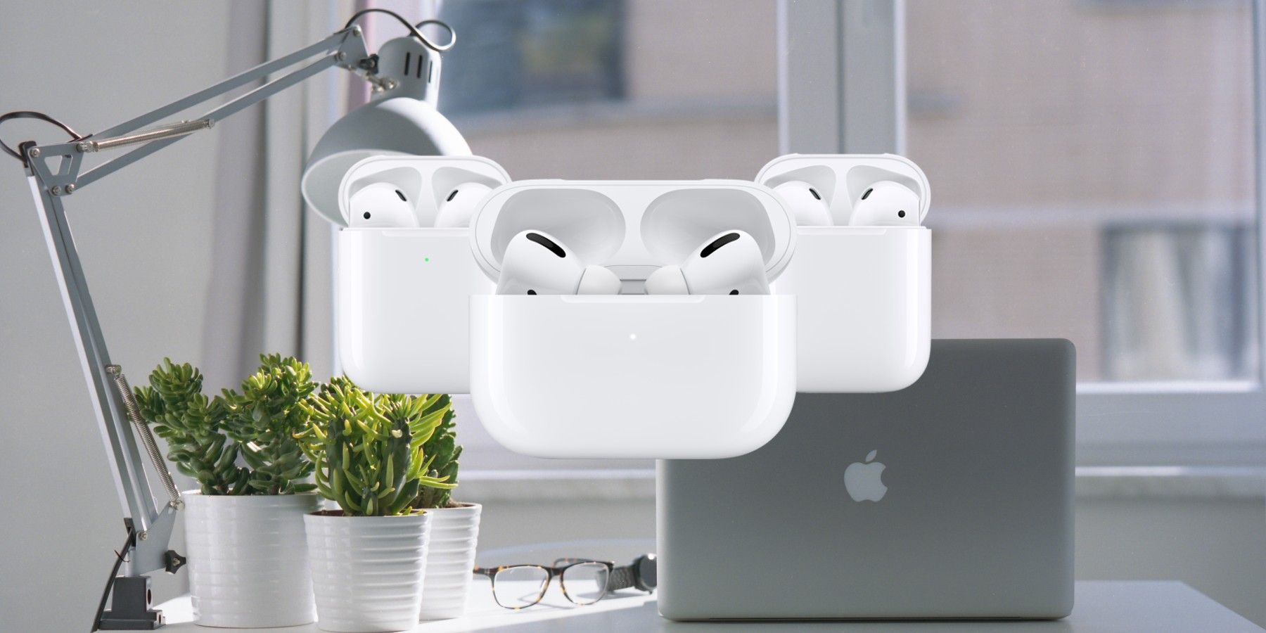 Подключить две пары airpods