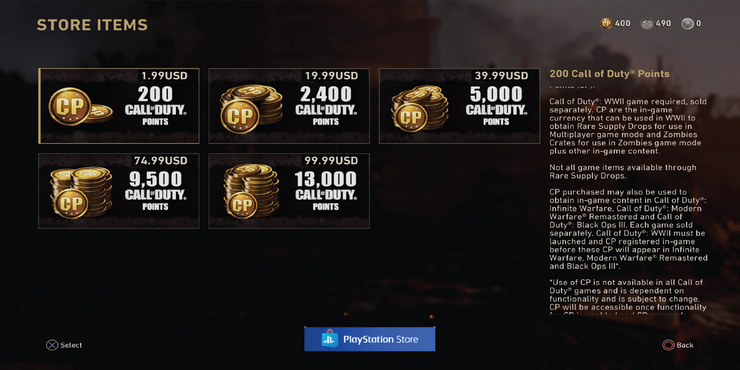 Call Of Duty Wwii How To Get Free Cod Points Screen Rant