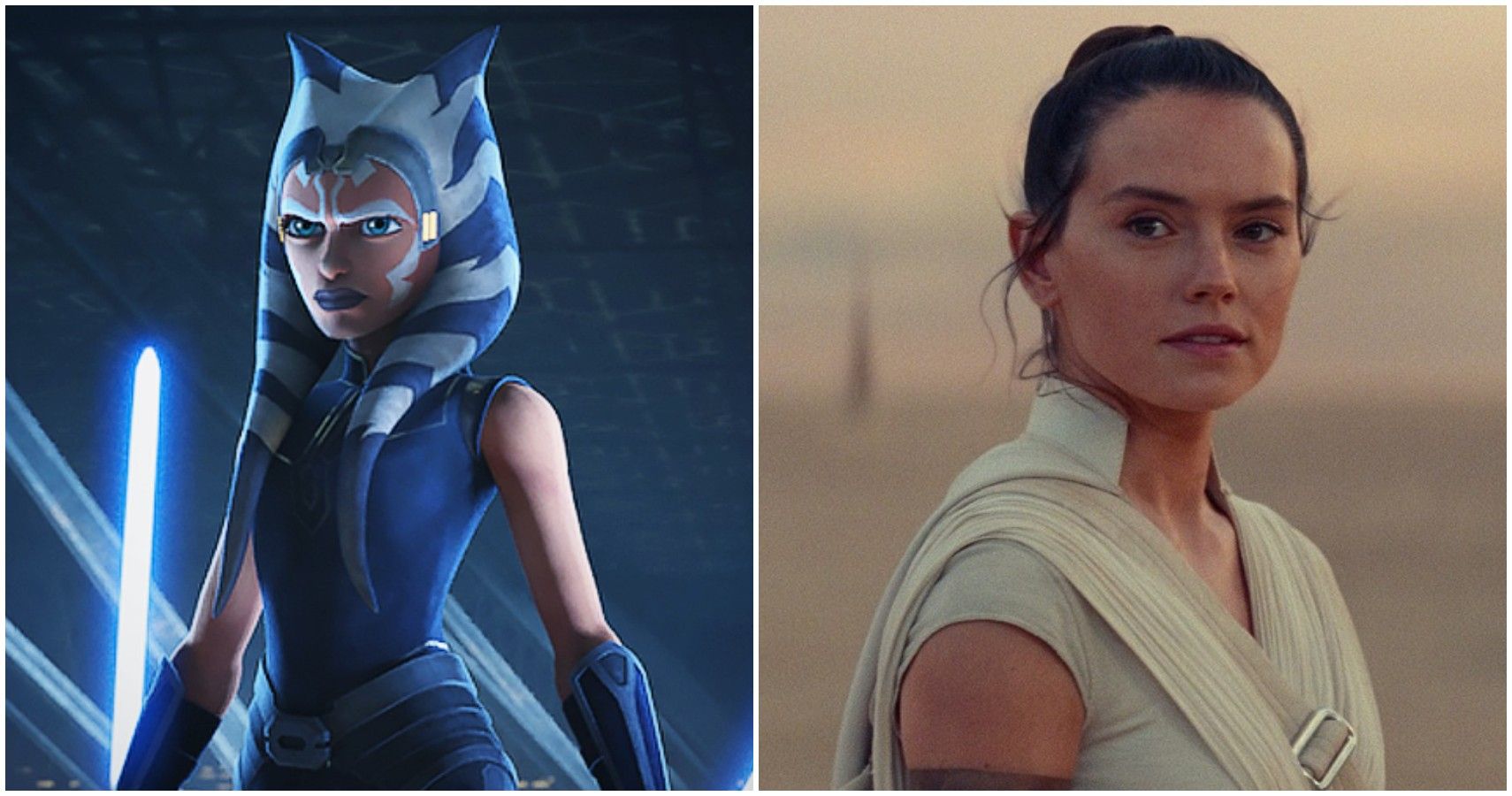 Star Wars: 5 Reasons Why Ahsoka Is More Powerful Than Rey (&amp; 5 Reasons Why Rey is More Powerful)