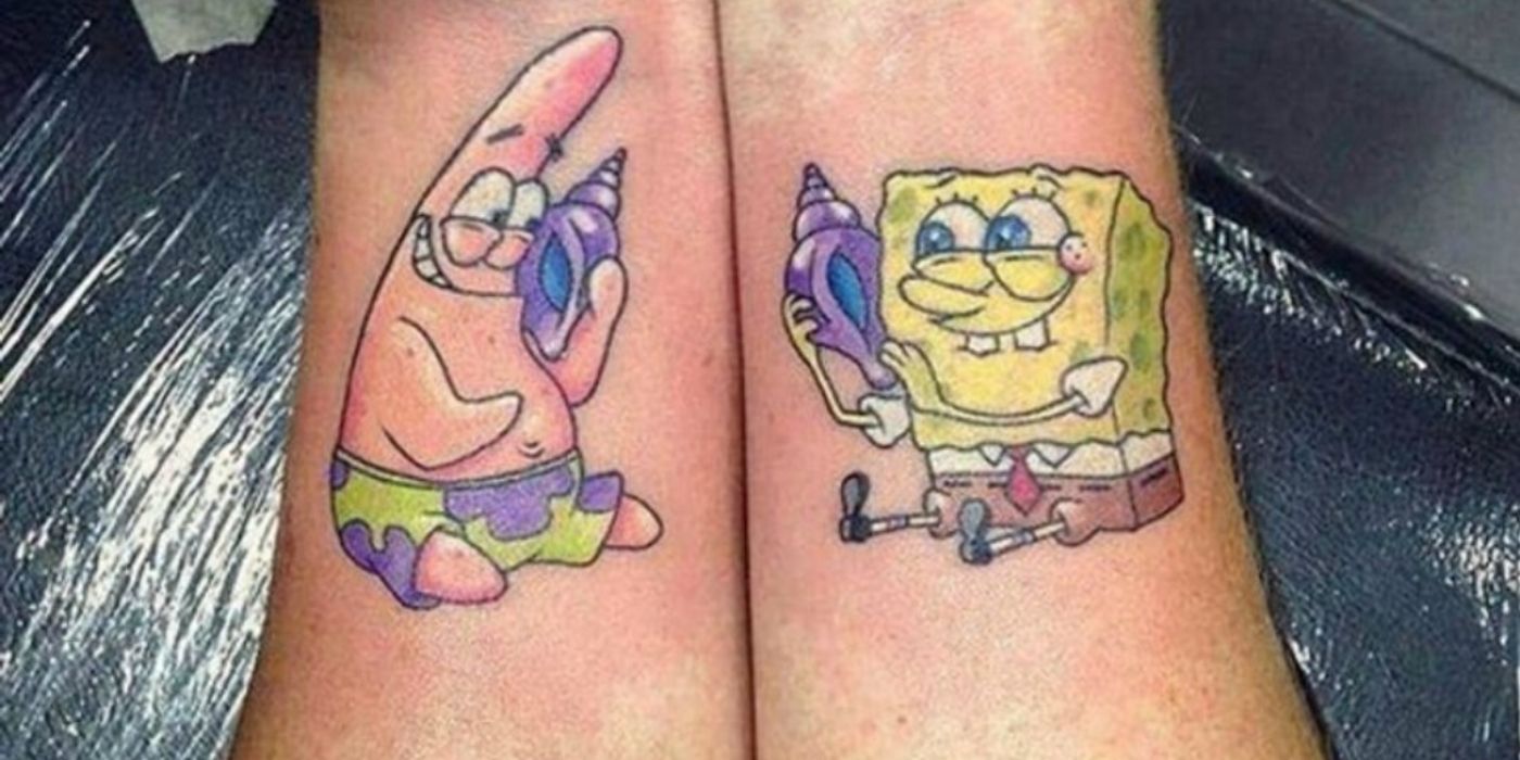 10 Tattoos Inspired By SpongeBob SquarePants