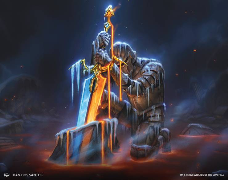 New Magic The Gathering Sword Of Fire Ice Is Basically A Dark Souls Crossover