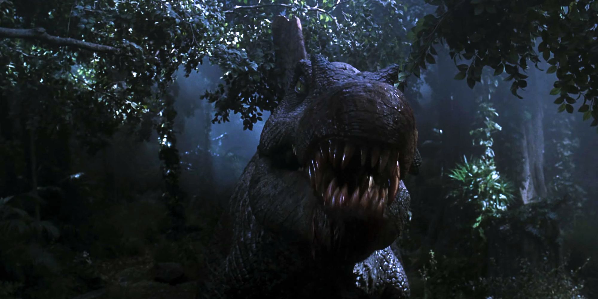 First appearance of the Spinosaurus in Jurassic Park III
