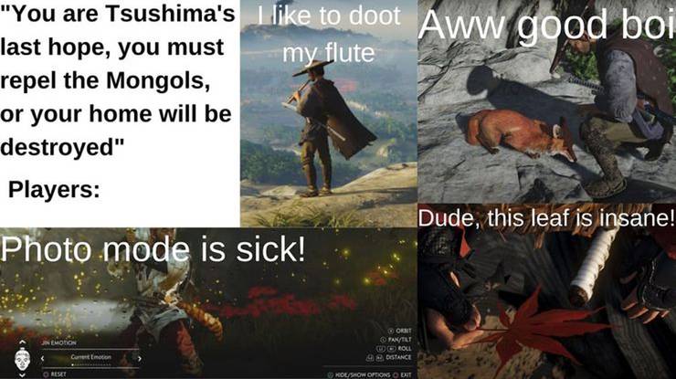 Ghost Of Tsushima 10 Memes That Will Leave You Crying Of Laughter Ghost Of Tsushima 10 Memes That Will Leave You Crying Of Laughter