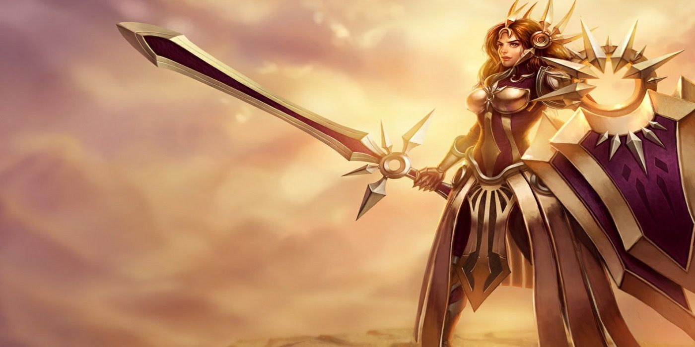 Leona League of Legends Armor Wallpaper