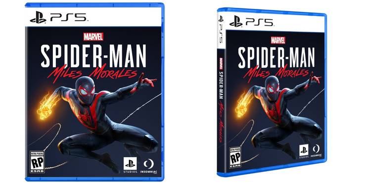 Ps5 Gets First Official Box Art For Spider Man Miles Morales