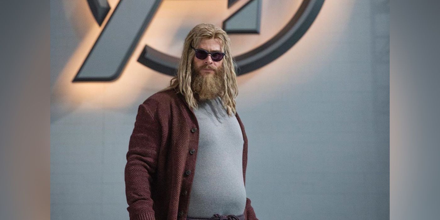 Thor Lebowski HD Avengers 4 Endgame Thor Cosplay Costume Dress Like Fat Tho...