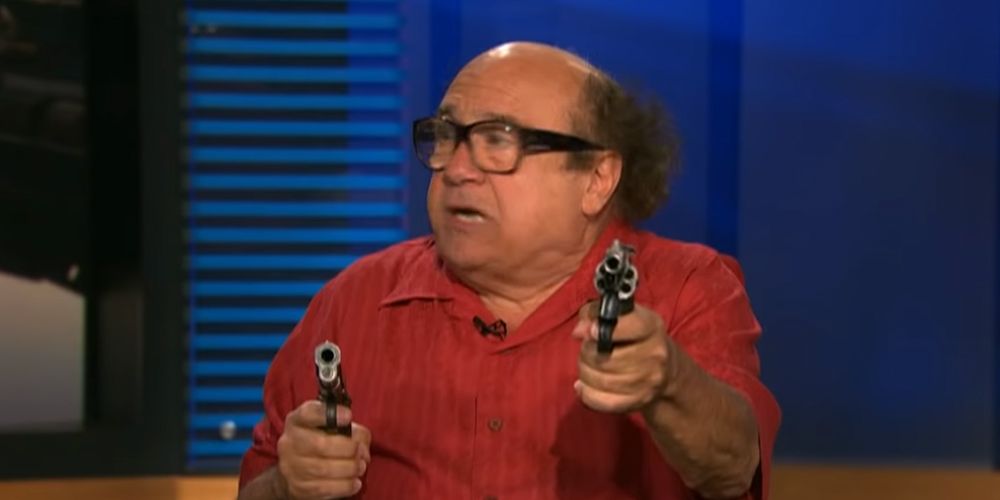 Дэнни де Вито начинаю шмалять. Frank Reynolds (best of its always Sunny in Philadelphia).