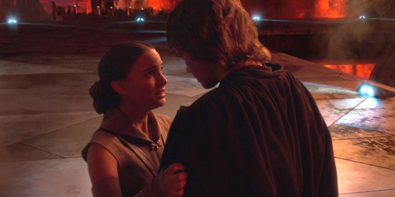 Padme and Anakin in Revenge of the Sith