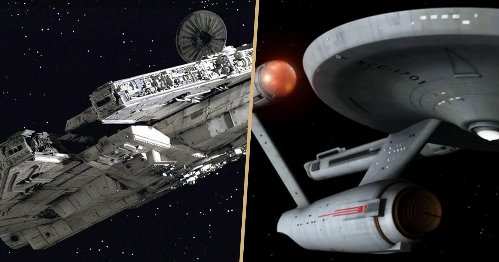 Star Trek Vs Star Wars Ranking The 5 Best Ships From Both Universes