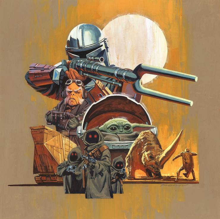 The Mandalorian Season 1 Soundtrack Gets Vinyl Boxset With Stunning Artwork