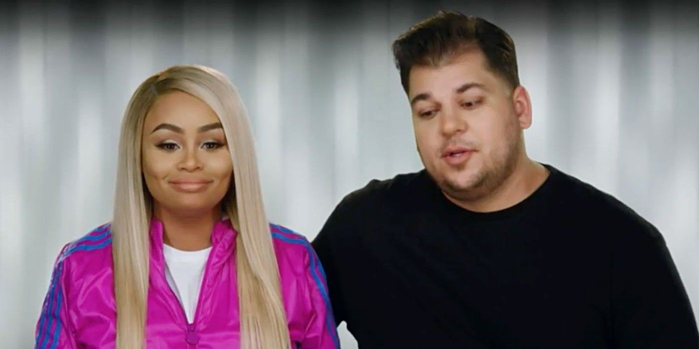 Blac Chyna with Rob Kardashian