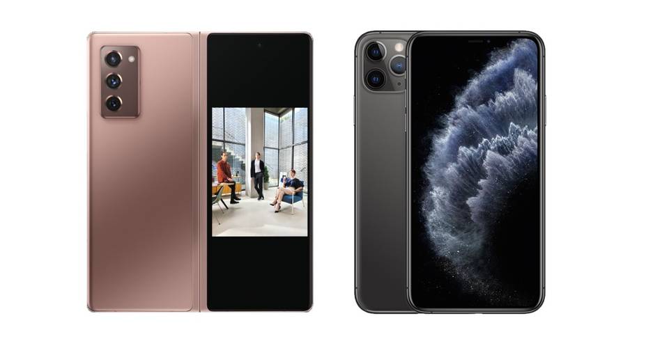 Samsung Galaxy Z Fold 2 Vs Apple Iphone 11 Pro Max Specs Comparison