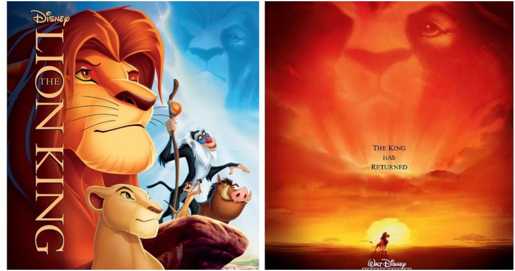 Disney Ranking Every Lion King (1994) Poster
