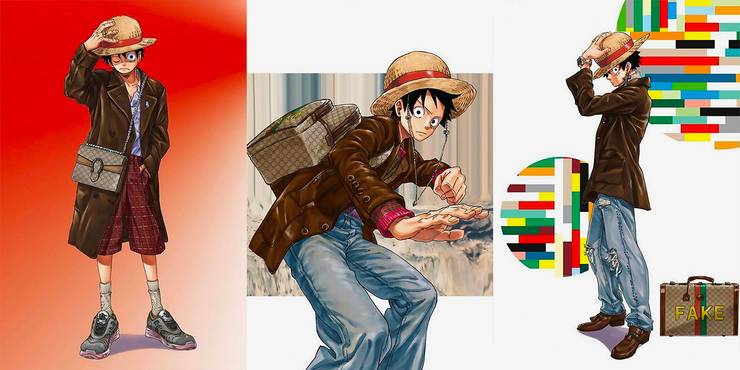 One Piece Creator Brings Gucci Fashion To Luffy Zoro One Piece Creator Brings Gucci Fashion To Luffy Zoro