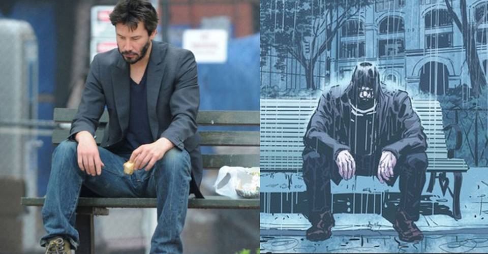Keanu Reeves Recreated The Sad Keanu Meme For His Comic Keanu Reeves Recreated The Sad Keanu Meme For His Comic