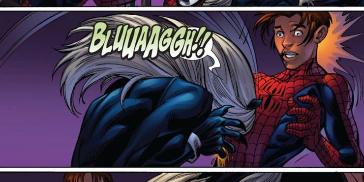 The First Time Spider Man Unmasked To Black Cat It Made Her Vomit