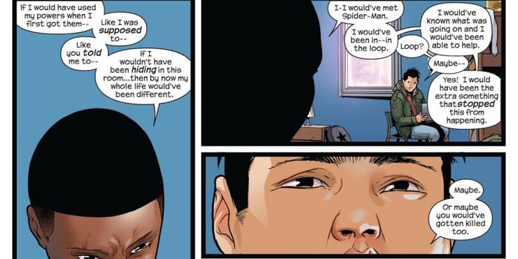 Spider Man Peter Parker S Death Was Miles Morales Uncle Ben Moment