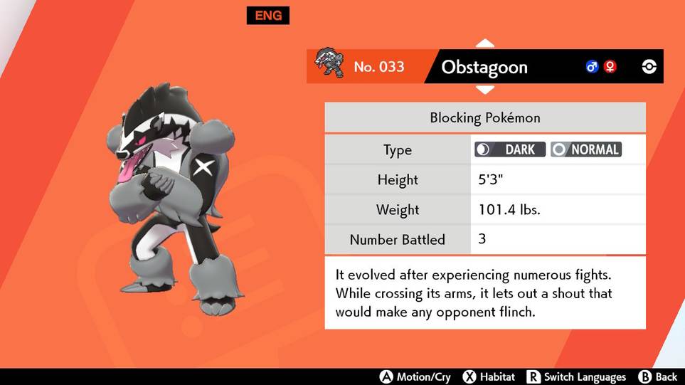 How To Find Catch Obstagoon In Pokemon Sword Shield How To Find Catch Obstagoon In Pokemon Sword Shield
