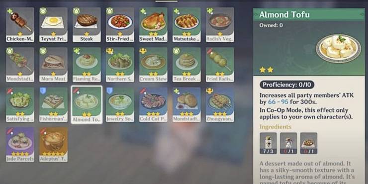 Where To Find Almond Tofu In Genshin Impact Screen Rant