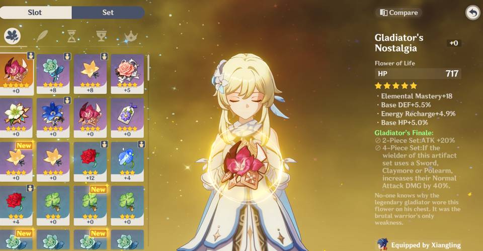 Xiangling Best Artifacts Xiangling Rating And Best Builds Genshin Impact Game8